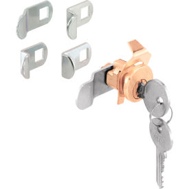 Mail Box Lock, 5 Cams, 5 Pin, Brass Face, Counter-Clockwise Rotation