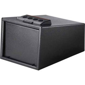 Portable Safe With Biometric Lock 8-1/2"W x 10-1/2"D x 4-1/2"H Black