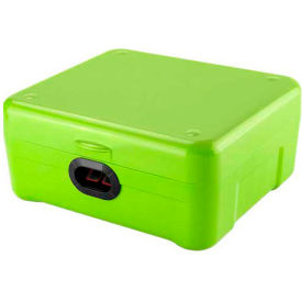 iBox Secure Storage Device With Biometric Lock 11-1/4" x 11" x 5-1/2" Green