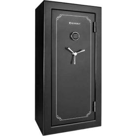 FV-2000 Fire Safe Vault With Electronic Lock 1-Hour Fire Rated 20"x28"x59-1/16" Black