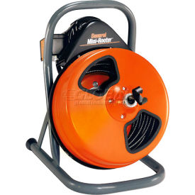 Mini-Rooter Pro Drain/Sewer Cleaning Machine with 75' x 3/8" Cable & 4 Pc Cutter Set