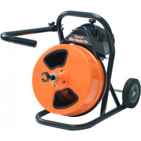 Mini-Rooter Pro Drain/Sewer Cleaning Machine with 75' x 1/2" Cable and 4 Pc Cutter Set