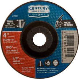 Depressed Center Grinding Wheel 4" x 5/8" Type 27 Aluminum Oxide