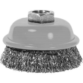 Angle Grinder Cup Brush 6" Dia. Crimped Steel 0.0118"