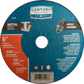 Cutting Wheel 6" x 7/8" Aluminum Oxide