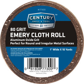 Emery Cloth Shop Roll 10 Yards 1" Wide 80 Grit