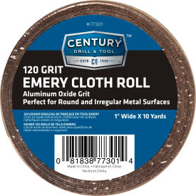 Emery Cloth Shop Roll 10 Yards 1" Wide 120 Grit