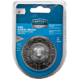 Wire Brush 2" Dia. Steel Crimped