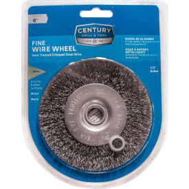 Bench Grinder Wire Wheels 4" Dia. Steel Crimped