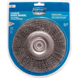 Bench Grinder Wire Wheels 6" Dia. Steel Crimped