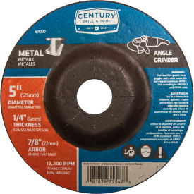 Depressed Center Grinding Wheel 5" x 7/8" Type 27 Aluminum Oxide