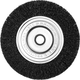 Bench Grinder Wire Wheels 6" Dia. Steel Crimped