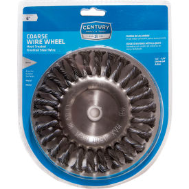 6" Dia. Steel Knot Wire Wheels for Bench Grinder