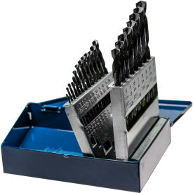 Black Oxide Drill Bit 21 Piece Set - 135 degrees - 1/16" to 1/2" by 32nds