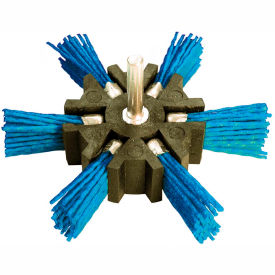 Flap Brush 4" Diameter 1/4" Shank Size Nylon