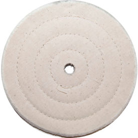 Century Drill Muslin Polishing Wheel 6" Dia. Cotton