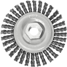Angle Grinder Wire Wheel 4" Dia. Steel Stringer Bead