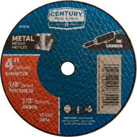 Cutting Wheel 4" x 3/8" Aluminum Oxide