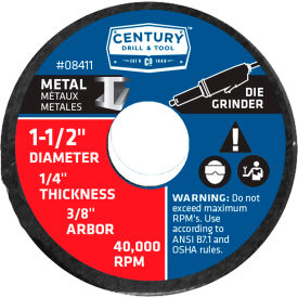 Grinding Wheel 3Pak 1-1/2" x 3/8" Aluminum Oxide