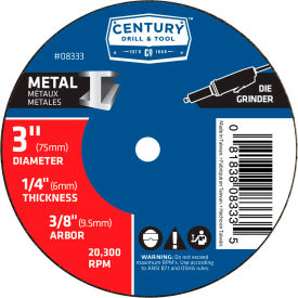 Grinding Wheel Bulk 3" x 3/8" Aluminum Oxide
