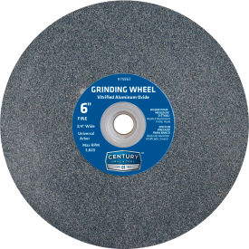 Grinding Wheel 6" Dia. Universal Arbor 90 Grit Aluminum Oxide