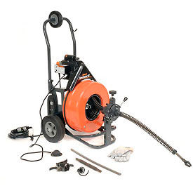 Speedrooter 92 Drain/Sewer Cleaning Machine with 100' x 3/4" Cable & Cutter Set