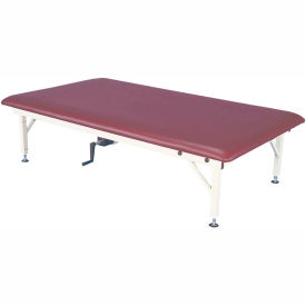 Bariatric Hi-Low Steel Mat Platform Table, 900 lb Capacity, 84"L x 48"W x 20" - 30"H