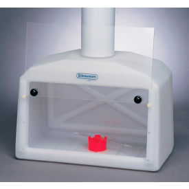 Small Molded Benchtop Fume Hood with Acrylic Sash, 27"W x 13"D x 22"H