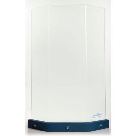 Large Weighted Polycarbonate Safety Shield, 19.6 lbs, 19-1/2" x 6-1/2" x 36"