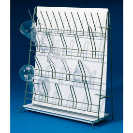 Poxygrid Labware Drain Stand, 16-3/4"L x 6-1/2"W x 19"H, 14 Supports & 12 Pins