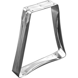 Bench Pedestal Stainless Steel 15-1/8x3x16-1-4