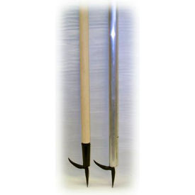 Pick Pole with Inserted Pick & Hook Hardwood Handle 10-1/2'