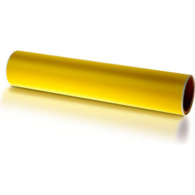 12" x 60" x 4 mil. Shadow Board Yellow Vinyl Self Adhesive Tape Roll