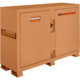 Jobmaster Bin Storage Cabinet, 48 Cu. Ft., Steel, Tan