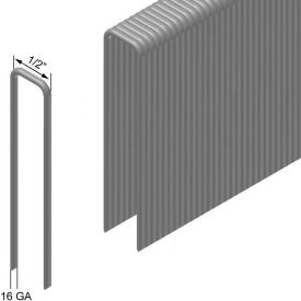 16GA 1/2" Crown 1-1/2" Length stainless 304 Medium Crown Staple - Package of 5000