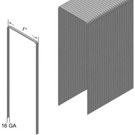 16GA 1" Crown 1-1/4" Length Galv. Steel Wide Crown Staple - Pack of 10000