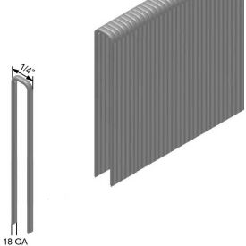 18GA 1/4" Crown 1-1/4" Length Galv. Steel Narrow Crown Staple - Pkg of 5000
