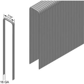 16GA 7/16" Crown 1-1/2" Length Stainless 304 Steel Medium Crown Staple - Package of 5000