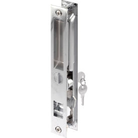 Sliding Door Handle Set, Keyed, Chrome, C 1075