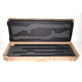 Quick Fire Multifit Dual Shotgun Case, Watertight, 46-5/8"x16-3/4"x6-7/8" Tan