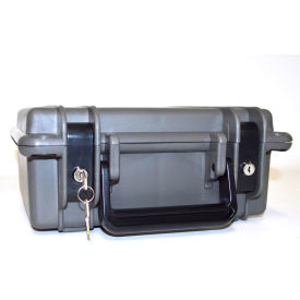 Quick Fire Multifit Pistol Case Watertight, 10-11/16"x9-3/4"x4-13/16" Gray