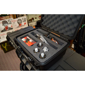 Quick Fire Multifit Dual Revolver Case Watertight, Black, 15-5/16"x12-1/8"x6-11/16"