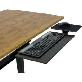 Adjustable Under Desk Keyboard Tray, Black