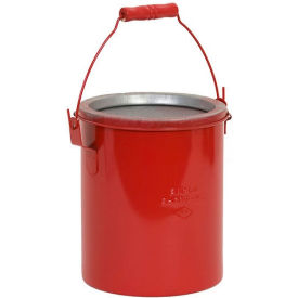 Bench Can - Metal - Red - 6 qt.
