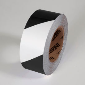 Tuff Mark Tape, Black/White, 2"W x 100'L Roll