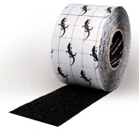 Coarse Grit Anti-Slip Tape, Black, 4"W x 50'L Roll, SG6504B