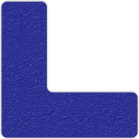 Floor Marking Tape, Blue, L Shape, 25/Pkg.