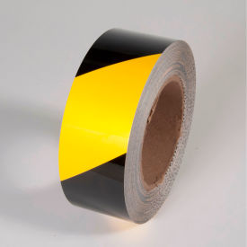 Tuff Mark Tape, Yellow/Black, 2"W x 100'L Roll