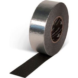 Foil Backed Conformable Anti-Slip Tape, Black, 2"W x 60'L Roll