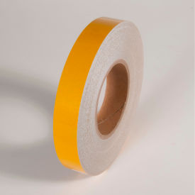 Reflective Marking Tape, Yellow, 1"W x 150'L Roll